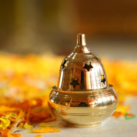 Apple Diya (Brass)